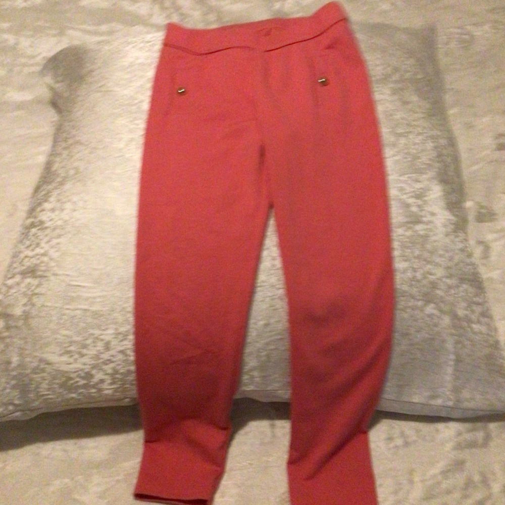 Janie & Jack Soft Ponte Pink Leggings